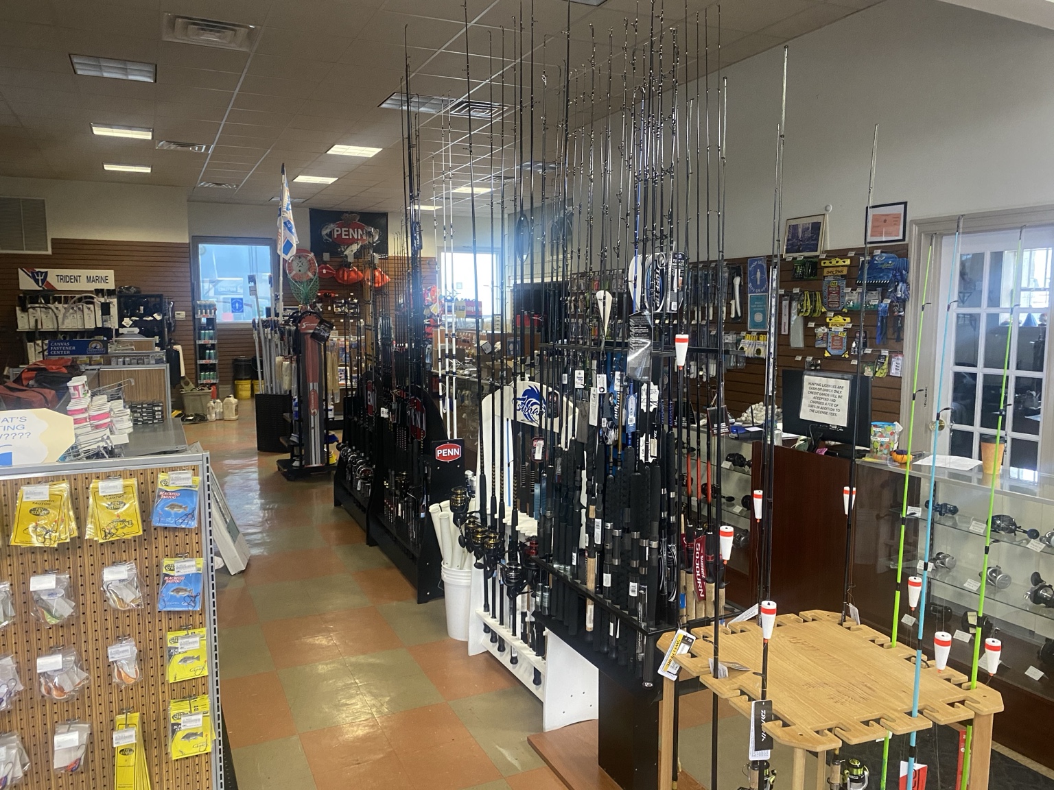 Marine store interior
